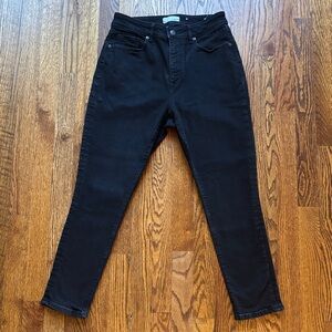 Loft Black Curvy Skinny Women's Jeans, size 28/6 petite